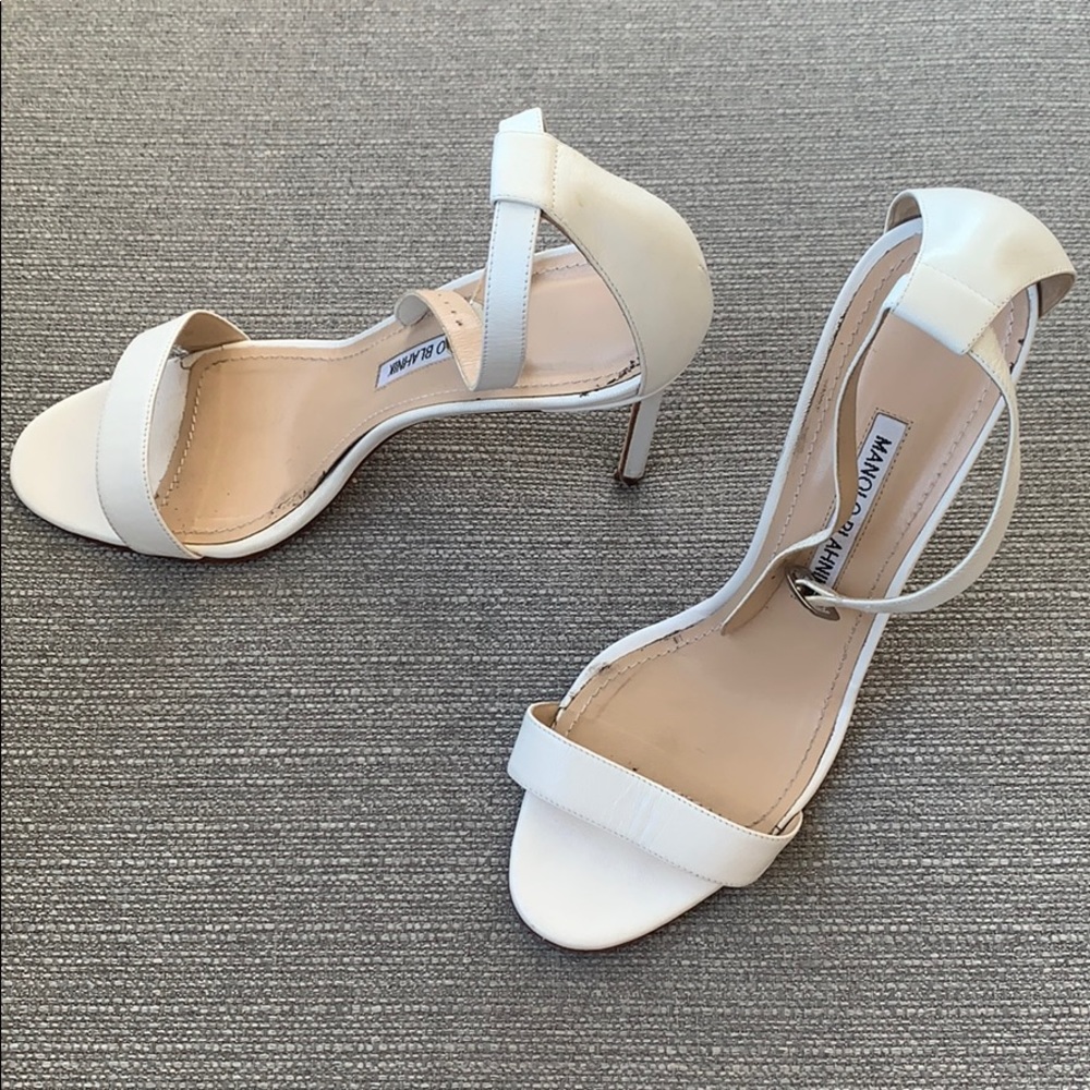 Manila Blahnik Strappy Stilettos